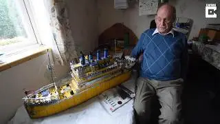 Pensioner Builds Titanic Model From Meccano