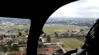 Bell 505 N505FW aproxima&ccedil;&atilde;o e pouso no Bacacheri SBBI