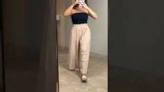 JUST FLOW WITH IT flowy palazzo pants from amazon 👀✨✨🪩