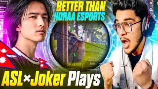 HE IS THE BIGGEST OG🇳🇵PLAYER OF PUBG MOBILE *ASL JOKER PLAYS* HAS THE BEST ACCURACY | REACTION