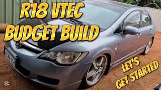 Honda civic fd1 r18 Vtec budget build #fyp #honda #budgetbuild