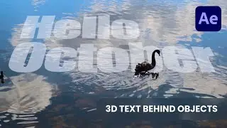 How to place text behind moving objects &bull; Pixel Piece &bull; Graphic design tutorial
