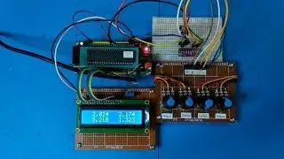8051 4ch 16bit ADS1115 ADC demo