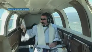 Priests fly around Knoxville to bless homes for Easter