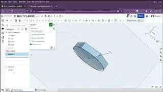 How to make a Bolt Flange using Onshape free software #design #tutorial #free  #onshape #cad 