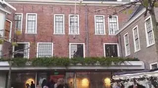 Gezellig draaiorgel speelt bij ontvangst gasten