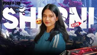 🔴 MOBILE GAMEPLAY LIVE | GIVEAWAY ? | TEAM CODE | RANK PUSH | SHERNI FF | #shorts  #freefirelive