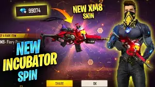 New Incubator पिचकारी  XM8 Skin || Free Fire || Desi Gamers