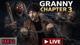 Granny & Grandpa Chase Me😨 | Horror Escape LIVE CHAPTER 3 PART 2. #shorts #verticallivestrea