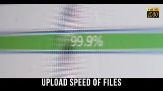 HD Stock Footage - Upload Speed Of Files