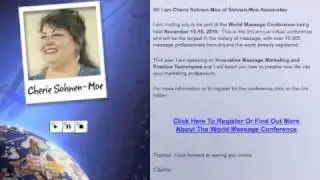 Cherie Sohnen-Moe - Innovative Massage Marketing and Practice Techniques