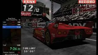 Rage Racer TEMPETE GP Class5 speedrun 14'16