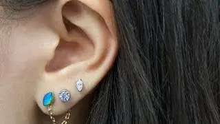 P.S.-I made this...Chain Back Earring