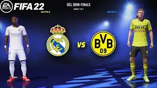 FIFA 22 PS4 | Real Madrid Vs Borussia Dortmund | UEFA Champions League
