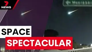 Mystery green flash that lit up Melbourne's sky | 7NEWS