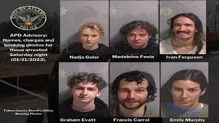 Atlanta Public Safety Training Ctr  Attacks & Arrests