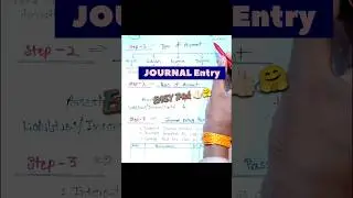 journal entry easy trick 🎯👍🏻🔥 #exam #journalentry #accounting