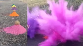 #holi Gulal  Vs sutlibam  Experiment  ##