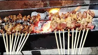 Sate kambing lagi. Sukonatar Banyuwangi JATIM