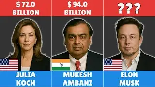Comparison: Top 50 Richest People in 2025 💰
