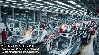 Inside the Tesla Model Y Factory Full Production Process Explained  EV Manufacturing Documentary