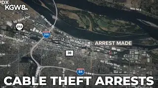 Police arrest two men trying to steal fiber optic cable near Portland airport