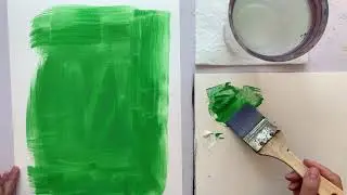 How I Paint An Acrylic Wash On Paper