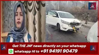 Freezing Water on Road Causes Accident Near Dal Lake Ghat, Three Vehicles Pile UP