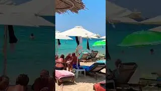 Sun, Sand, and Sea: Beach Enthusiasts Embrace the Summer Heat at Packed Coastal Paradise #Sithonia