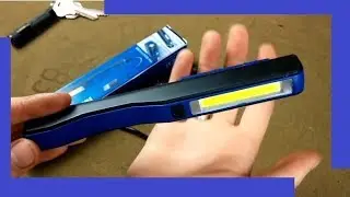 Инспекционный фонарь из Китая -тест обзор / Rechargeable COB LED Work Light