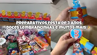 PREPARATIVOS DA FESTA DE 3 ANOS DA LAURA, DOCES, LEMBRANCINHAS E MUITO MAIS 🎉🥳