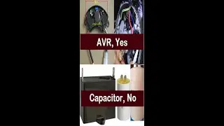 Avoid the capacitor generator, buy the AVR generator