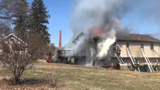 PALMER TOWNSHIP WORKING HOUSE FIRE  3-21-14