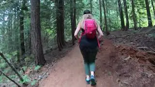 POV trail run One Mile Lake