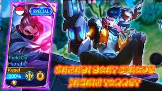 HANABI MENGGILA BUAT CLAUDE JAGAIN TURRET‼️ BEST BUILD HANABI 2025