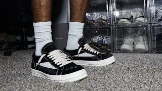 Rick Owen&rsquo;s Vintage Low Top Fur Black & White | Unboxing & On Foot Review!