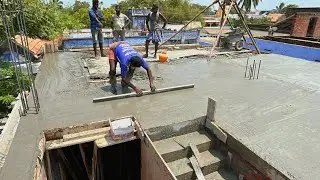 New House! Reinforcement Roof Slab Concrete |Roof Construction|Roof Concrete|Roof Rcc Concrete