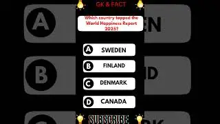 #101 &ldquo;You Won&rsquo;t Believe Which Country Topped the Global Happiness Index 2025!&rdquo;#finland #trivia #quiz