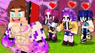MAIZEN : MUSCLE IMPROVED JJ LOVE CURSE Rumi Mira Zoey GIRL IN VILLAGE !? Minecraft Animation Mikey
