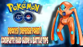 Defense form Deoxys Raid guide & Battle tips #pokemon #pokemongo