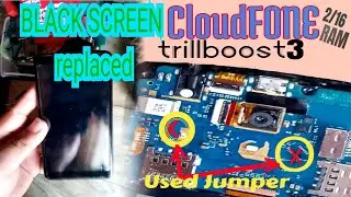 Cloudfone Trillboost 3,NO POWER/Black screen#grounded #tutorial #fixed #cloudfonetrillboost3#jumper
