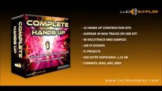 Hands Up Samples & Loops, 10 Construction Kits Pack