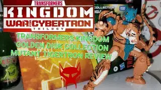 TRANSFORMERS KINGDOM GOLDEN DISK COLLECTION MUTANT TIGERTRON REVIEW