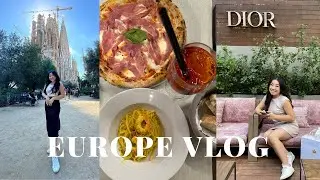ITALY & SPAIN VLOG (SEEING OUR WEDDING VENUE, LAKE COMO ENGAGEMENT SHOOT, & LOTS OF SHOPPING)🤭