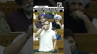 WATCH: Amid heated Lok Sabha debate, LoP Rahul Gandhi takes a sip