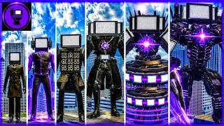 EVOLUTION TITAN TV MAN BOSS VS SKIBIDI TOILET 1-7 BOSSES ASTRO TV MAN VS ASTRO GMAN 5 0 UPGRADED