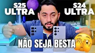 S24 ULTRA vs S25 ULTRA 😱 Qual VALE MAIS a pena em 2025? Testei TUDO