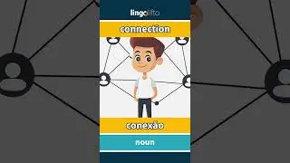 🇬🇧🇵🇹 connection - conex&atilde;o : learn English : vamos aprender ingl&ecirc;s : vocabulary builder