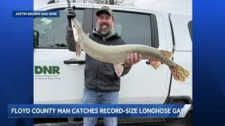 Floyd County man lures record-setting 23-pound fish in Ohio River
