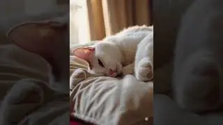 Sleeping Cat #youtubeshorts #shorts #shortsfeed #funny #trending #viral #animals #children #morning